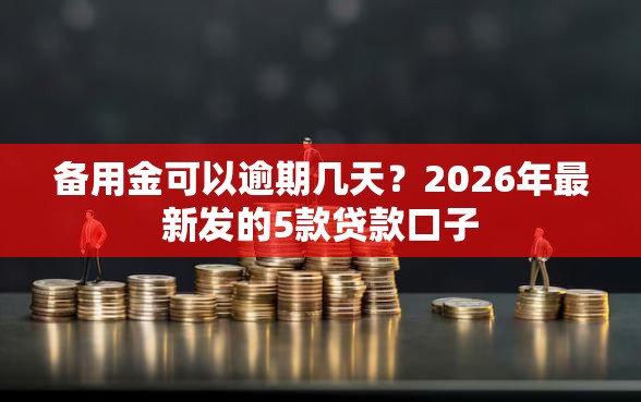 备用金可以逾期几天？2026年最新发的5款贷款口子