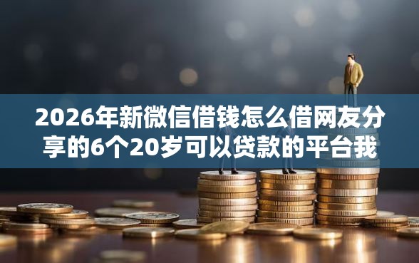 2026年新微信借钱怎么借网友分享的6个20岁可以贷款的平台我觉得不错！