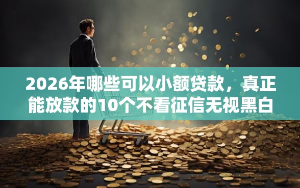 2026年哪些可以小额贷款，真正能放款的10个不看征信无视黑白百分百下款推荐