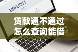 贷款通不通过怎么查询能借到钱吗？4千元无门槛借款7个平台推荐