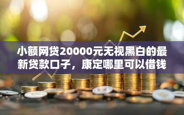 小额网贷20000元无视黑白的最新贷款口子，康定哪里可以借钱的8个平台介绍