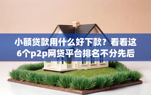 小额贷款用什么好下款？看看这6个p2p网贷平台排名不分先后怎么样