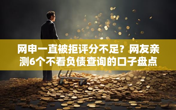 网申一直被拒评分不足？网友亲测6个不看负债查询的口子盘点