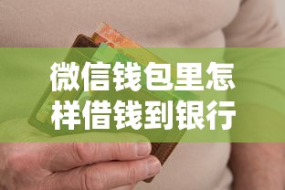 微信钱包里怎样借钱到银行卡？十大黑户还能贷的口子推荐