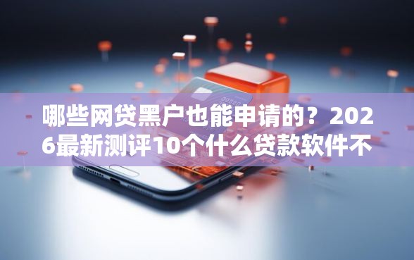 哪些网贷黑户也能申请的？2026最新测评10个什么贷款软件不上征信不用还