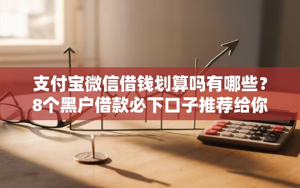 支付宝微信借钱划算吗有哪些？8个黑户借款必下口子推荐给你