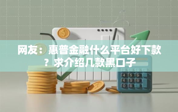 网友：惠普金融什么平台好下款？求介绍几款黑口子