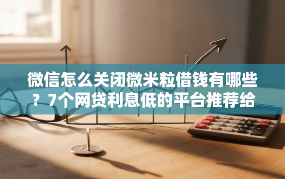 微信怎么关闭微米粒借钱有哪些？7个网贷利息低的平台推荐给你