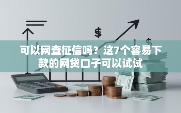 可以网查征信吗?这7个容易下款的网贷口子可以试试 可以网查征信吗?这7个容易下款的网贷口子可以试试