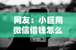 网友：小巨用微信借钱怎么借？求介绍几款714贷款平台
