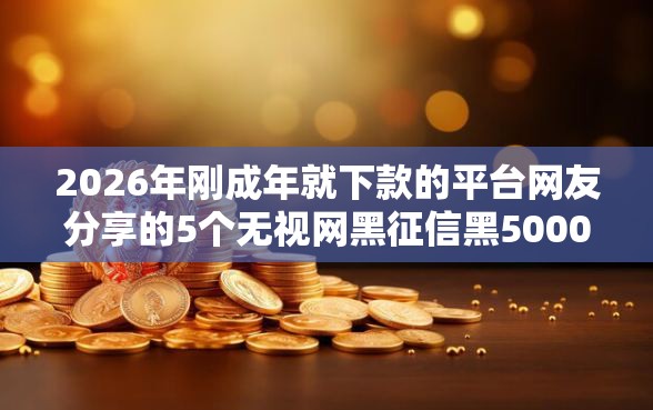 2026年刚成年就下款的平台网友分享的5个无视网黑征信黑5000贷款口子我觉得不错！