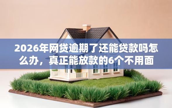 2026年网贷逾期了还能贷款吗怎么办，真正能放款的6个不用面签和芝麻分的贷款平台推荐