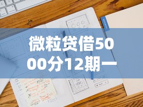 微粒贷借5000分12期一个月还多少？8个平台试试看哪个能下款