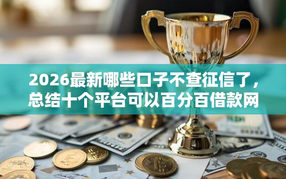 2026最新哪些口子不查征信了，总结十个平台可以百分百借款网贷！