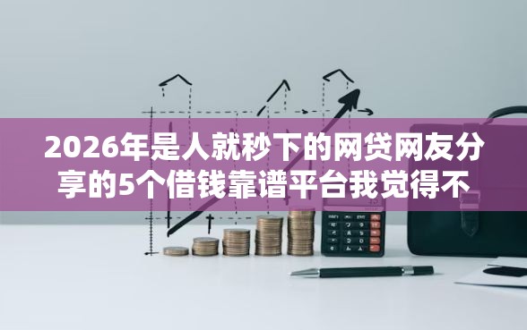 2026年是人就秒下的网贷网友分享的5个借钱靠谱平台我觉得不错！