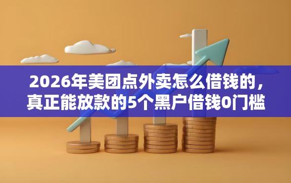 2026年美团点外卖怎么借钱的，真正能放款的5个黑户借钱0门槛极速下款软件推荐