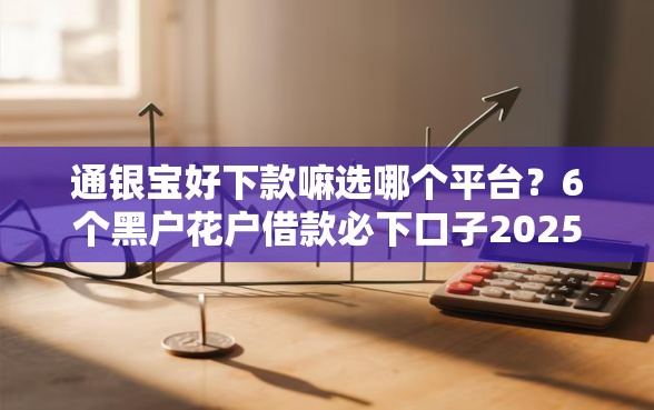 通银宝好下款嘛选哪个平台？6个黑户花户借款必下口子2025推荐