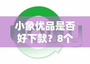小象优品是否好下款？8个平台试试看哪个能下款
