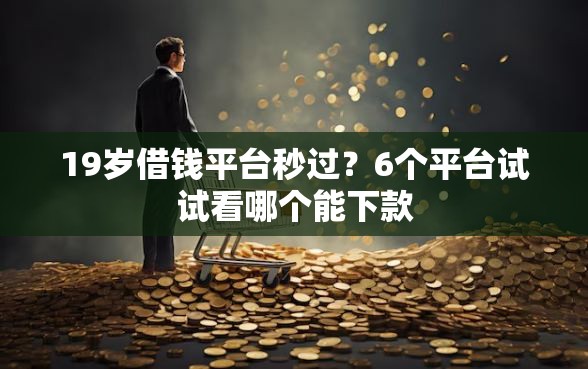 19岁借钱平台秒过？6个平台试试看哪个能下款