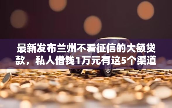 最新发布兰州不看征信的大额贷款，私人借钱1万元有这5个渠道
