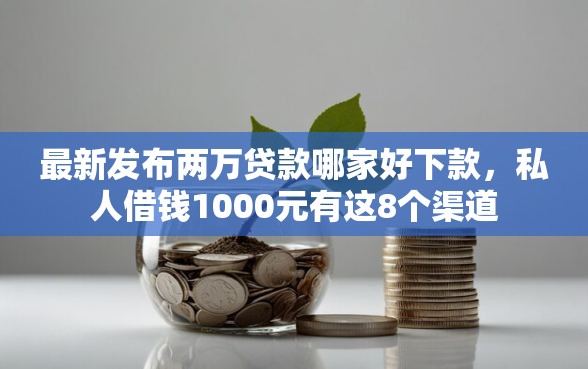 最新发布两万贷款哪家好下款，私人借钱1000元有这8个渠道
