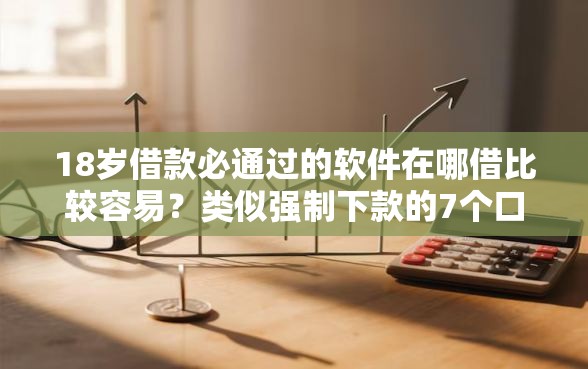 18岁借款必通过的软件在哪借比较容易？类似强制下款的7个口子参考
