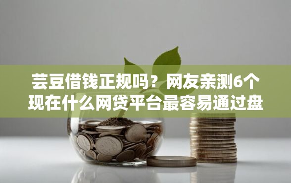 芸豆借钱正规吗？网友亲测6个现在什么网贷平台最容易通过盘点