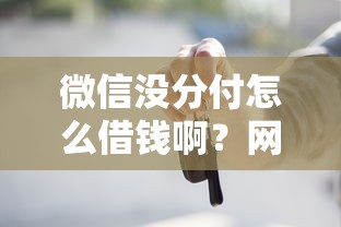 微信没分付怎么借钱啊？网友亲测5个车贷款平台盘点