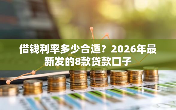 借钱利率多少合适？2026年最新发的8款贷款口子