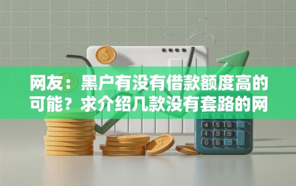 网友：黑户有没有借款额度高的可能？求介绍几款没有套路的网贷平台
