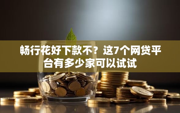 畅行花好下款不？这7个网贷平台有多少家可以试试