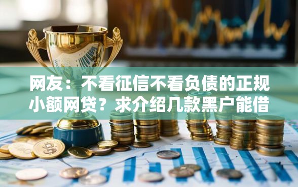 网友：不看征信不看负债的正规小额网贷？求介绍几款黑户能借的口子