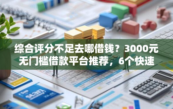综合评分不足去哪借钱？3000元无门槛借款平台推荐，6个快速下款不看征信的平台盘点