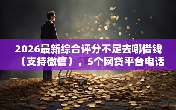 2026最新综合评分不足去哪借钱（支持微信），5个网贷平台电话无私分享