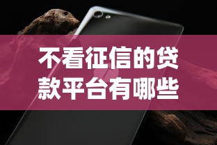 不看征信的贷款平台有哪些?8个无视征信黑白100%秒下app推荐给你 不看征信的贷款平台有哪些?8个无视征信黑白100%秒下app推荐给你
