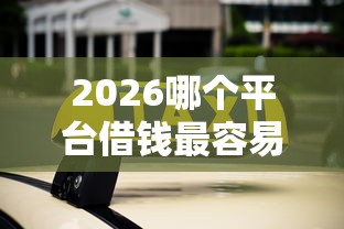 2026哪个平台借钱最容易通过,差4000元就选这8个平台 2026哪个平台借钱最容易通过,差4000元就选这8个平台