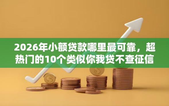 2026年小额贷款哪里最可靠，超热门的10个类似你我贷不查征信的贷款平台推荐