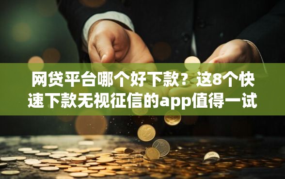 网贷平台哪个好下款？这8个快速下款无视征信的app值得一试