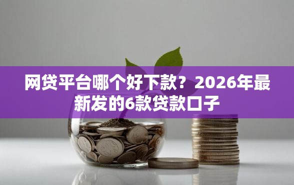 网贷平台哪个好下款？2026年最新发的6款贷款口子