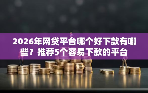 2026年网贷平台哪个好下款有哪些？推荐5个容易下款的平台