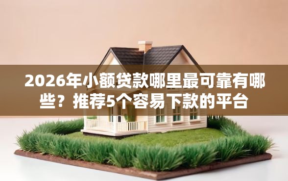 2026年小额贷款哪里最可靠有哪些？推荐5个容易下款的平台