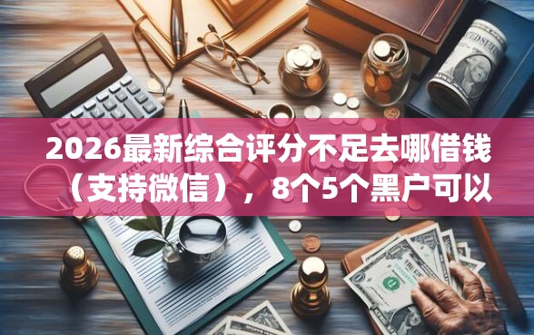 2026最新综合评分不足去哪借钱（支持微信），8个5个黑户可以借款的网贷app无私分享