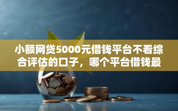 小额网贷5000元借钱平台不看综合评估的口子，哪个平台借钱最容易通过的6个平台介绍