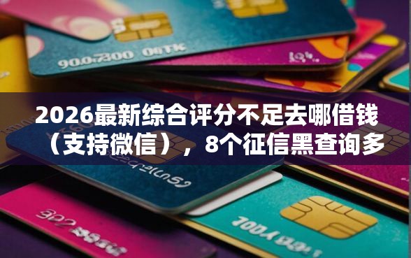 2026最新综合评分不足去哪借钱（支持微信），8个征信黑查询多网贷多负债高还能百分百下款的无私分享
