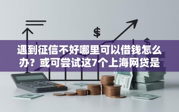 遇到征信不好哪里可以借钱怎么办？或可尝试这7个上海网贷是平台