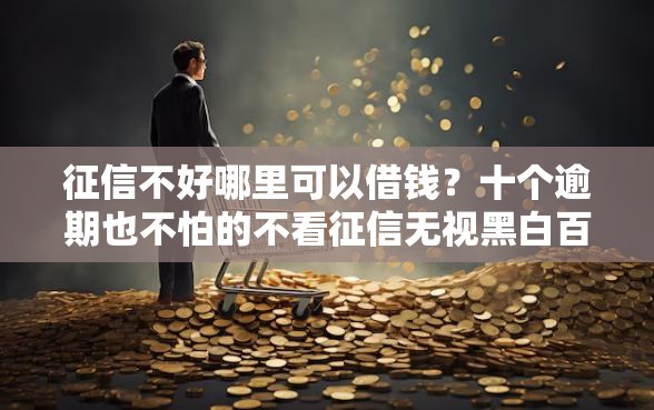 征信不好哪里可以借钱？十个逾期也不怕的不看征信无视黑白百分百下款平台