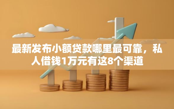 最新发布小额贷款哪里最可靠，私人借钱1万元有这8个渠道