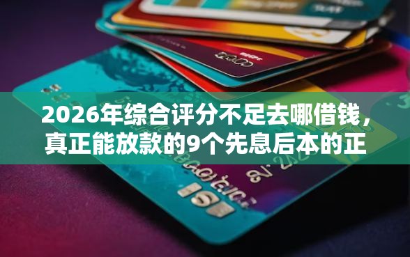 2026年综合评分不足去哪借钱，真正能放款的9个先息后本的正规贷款平台推荐