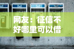 网友：征信不好哪里可以借钱？求介绍几款91借钱平台客服电话