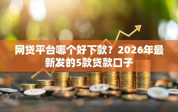 网贷平台哪个好下款？2026年最新发的5款贷款口子